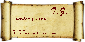 Tarnóczy Zita névjegykártya